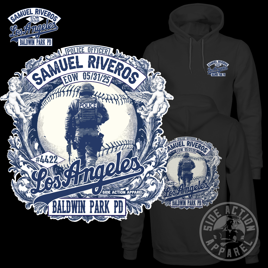 Tribute Hoodie - Baldwin Park PD Officer Samuel Riveros