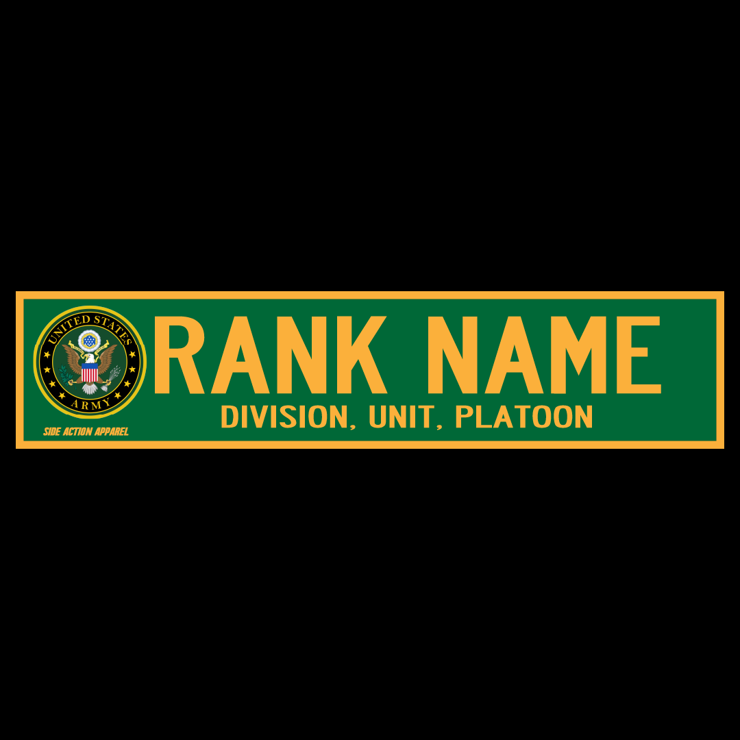 Custom ARMY Street Sign