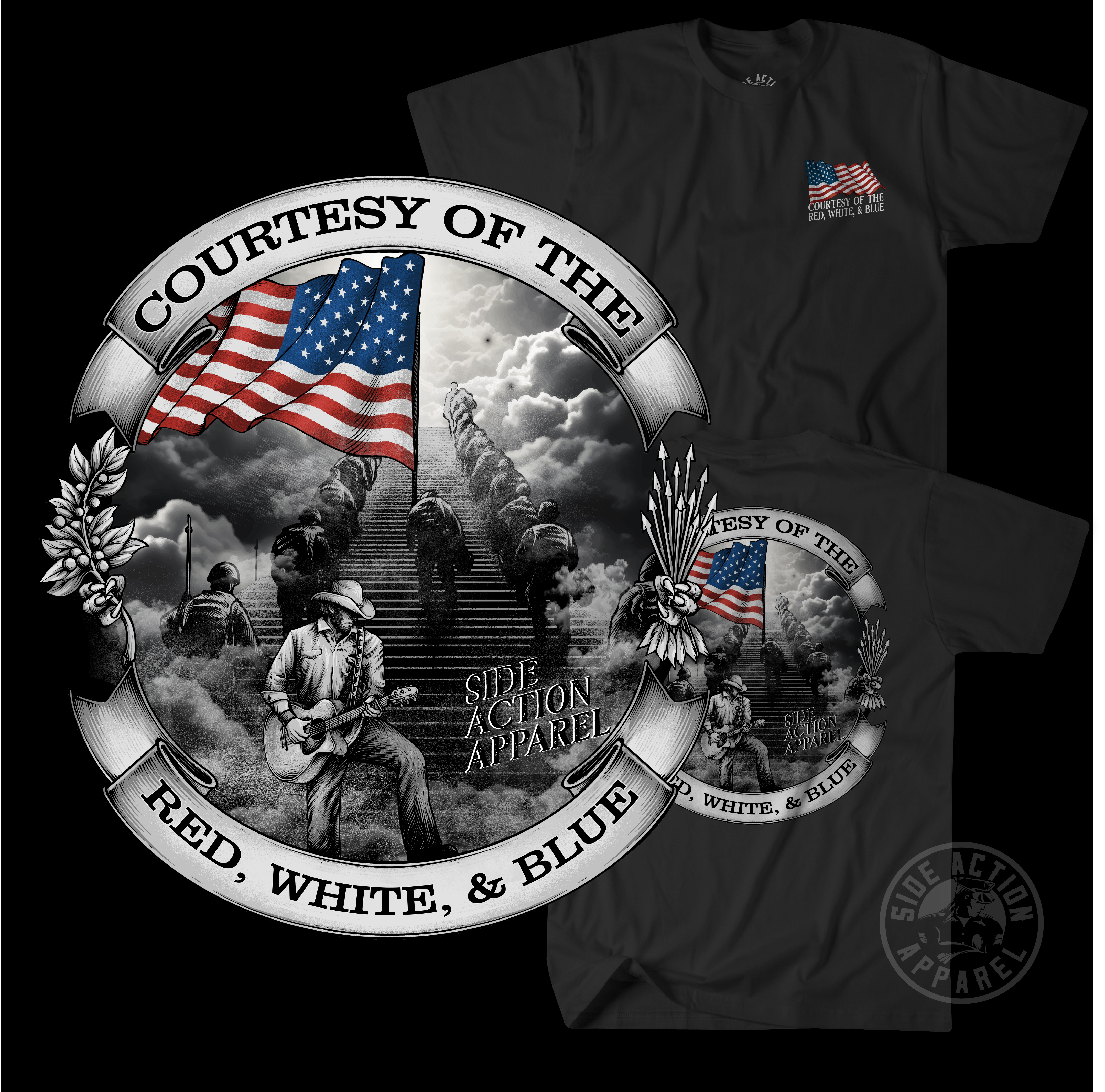 Courtesy of the Red, White & Blue - Tribute Shirt