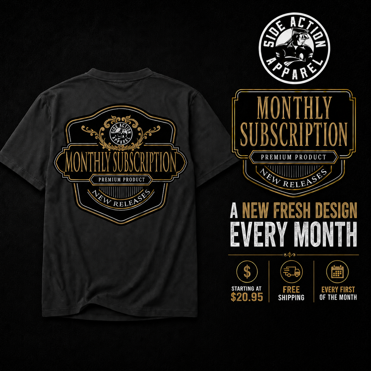Monthly Shirt Subscription-AUTO RENEW