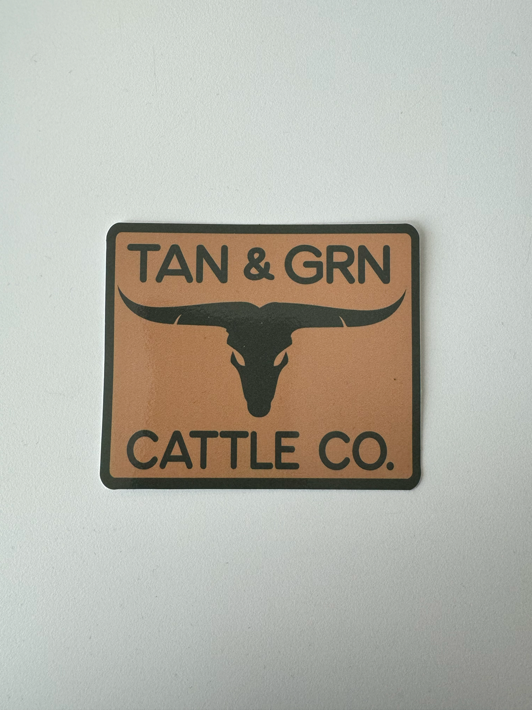 Tan & Green Cattle Co. - Sticker