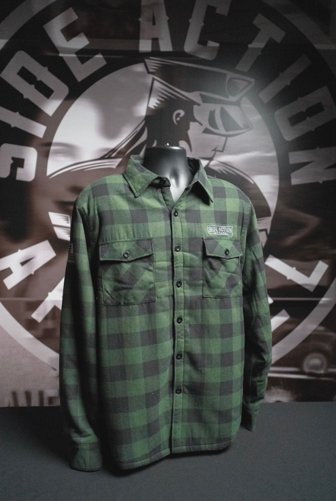 SAA Green Flannel