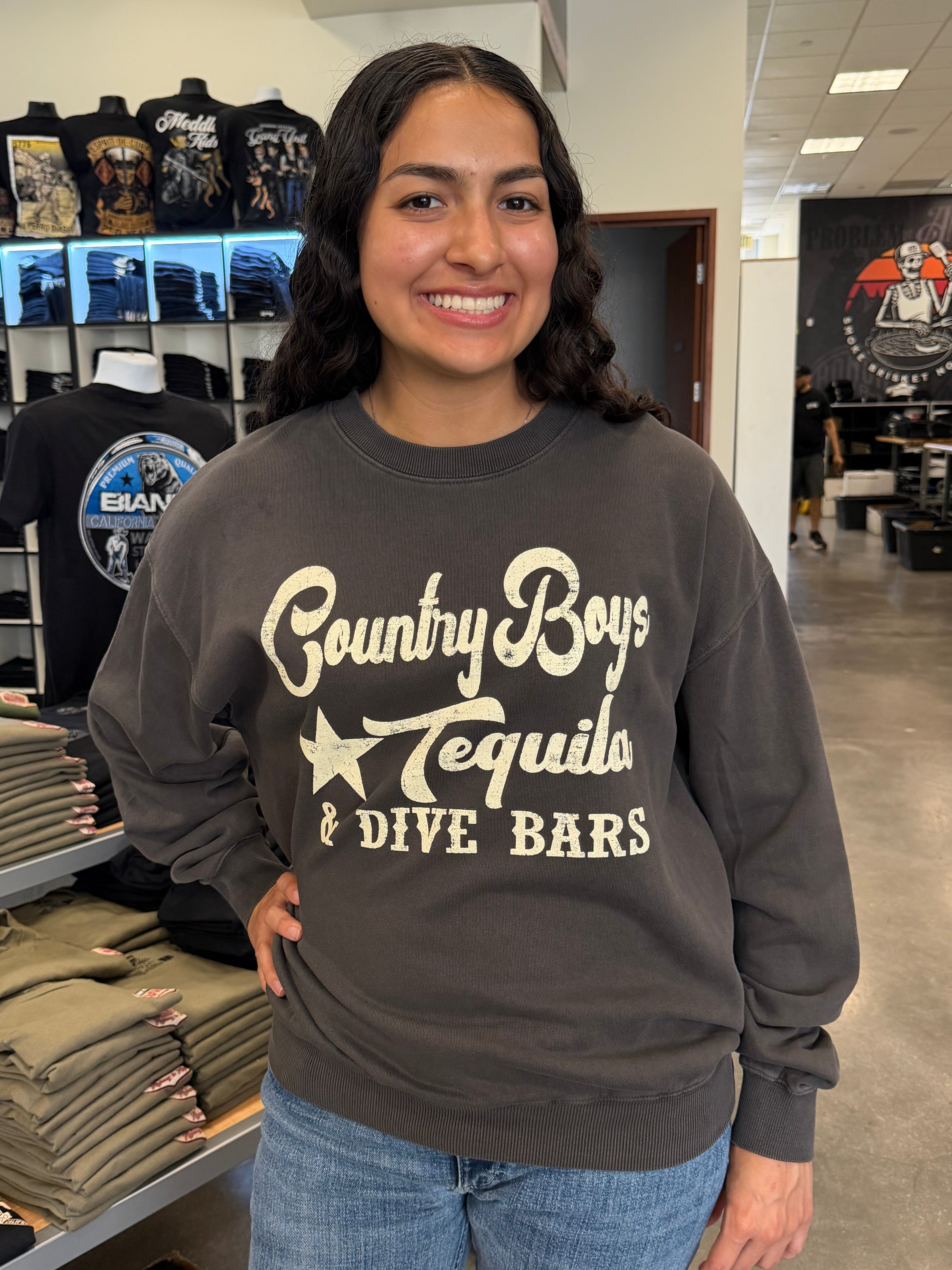 Country Boys, Tequila & Dive Bars - Women's Sweater