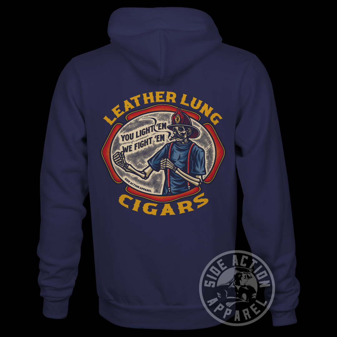 Hoodie - Leather Lung Cigars