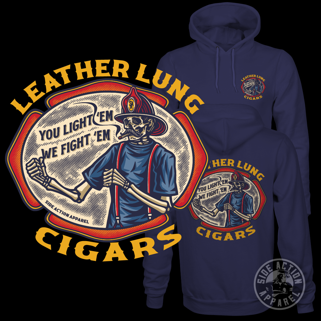 Hoodie - Leather Lung Cigars