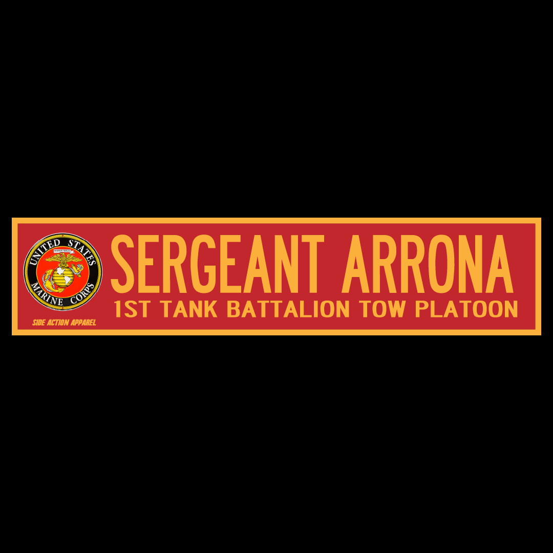 Custom USMC Street Sign