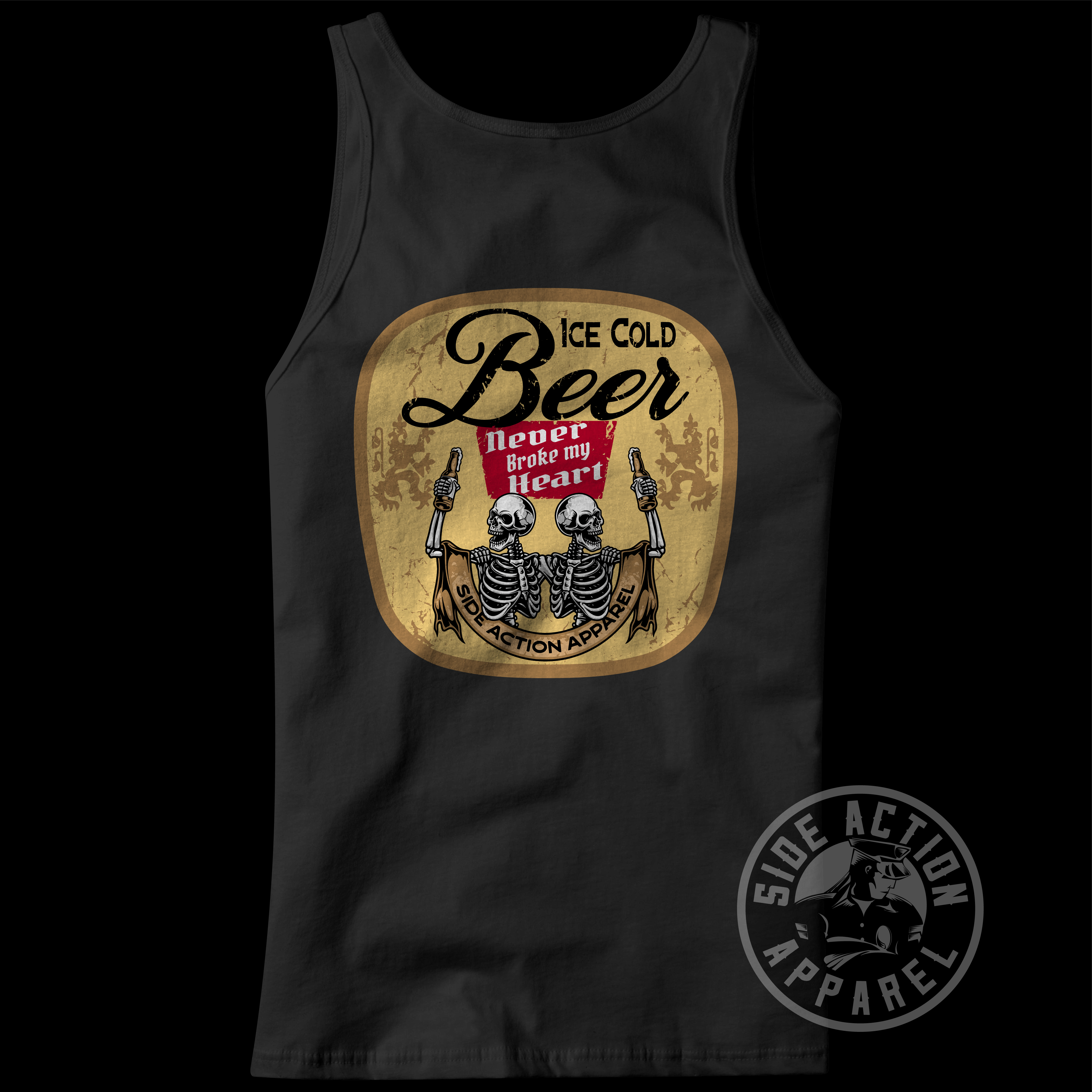 Tank Top - Beer Never Broke My Heart