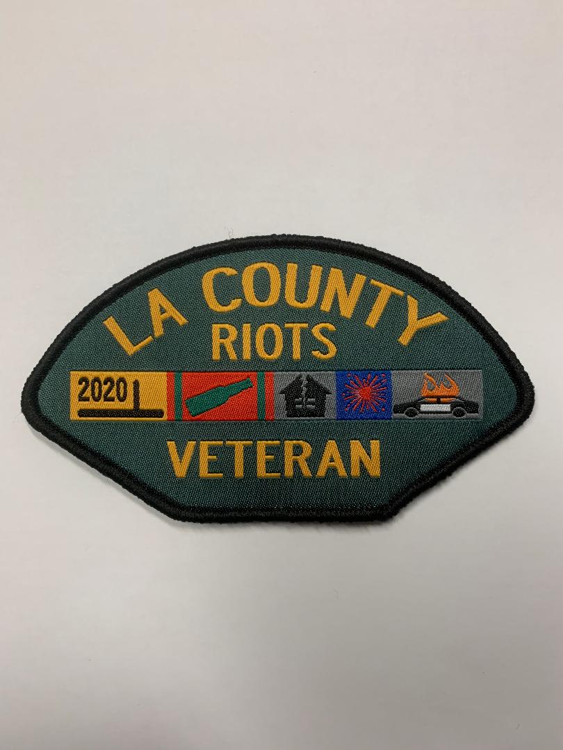 Veteran Riots Patch (Green LA County)