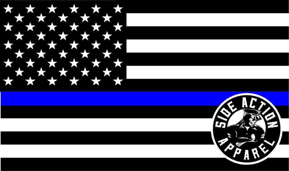 Thin Blue Line Magnet (Small)